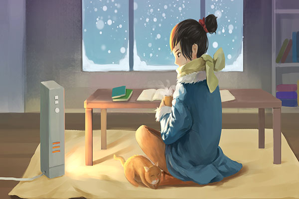 冬天手脚冰凉的原因